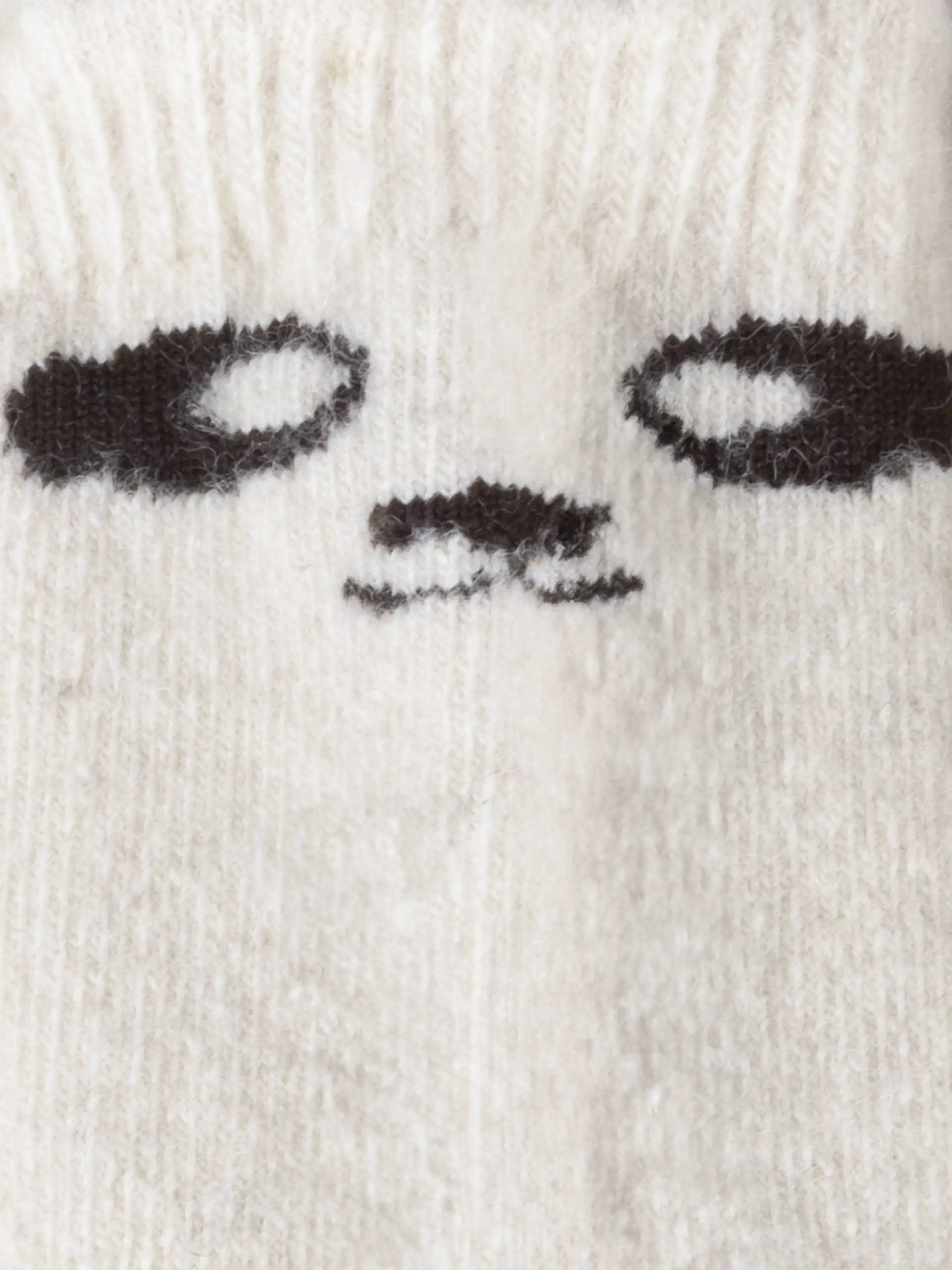 CHAUSSETTES MOUTON ENFANT | Oursons câlins | Blanc – Image 3