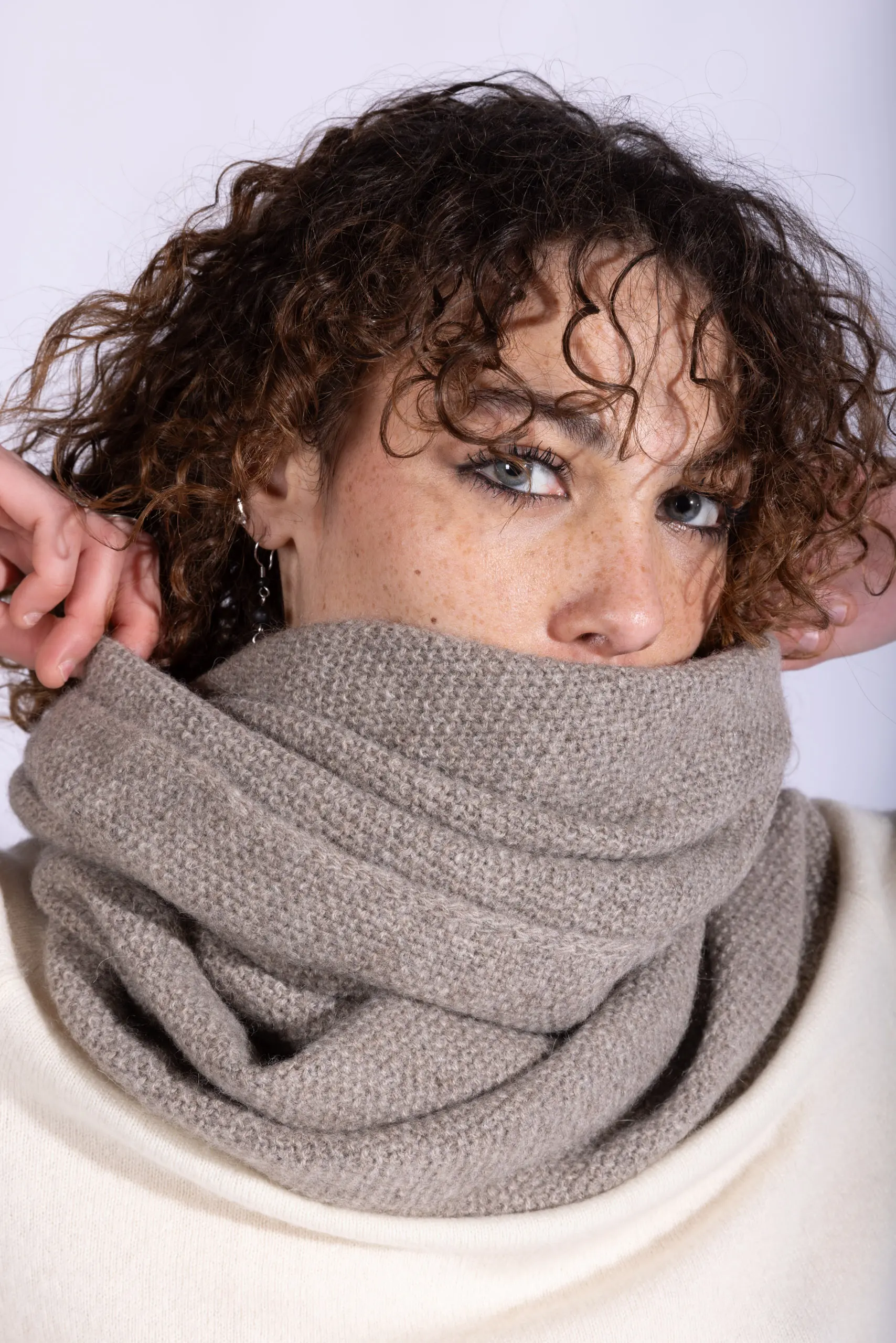 SNOOD YACK | Gris cendré | Point de riz – Image 2